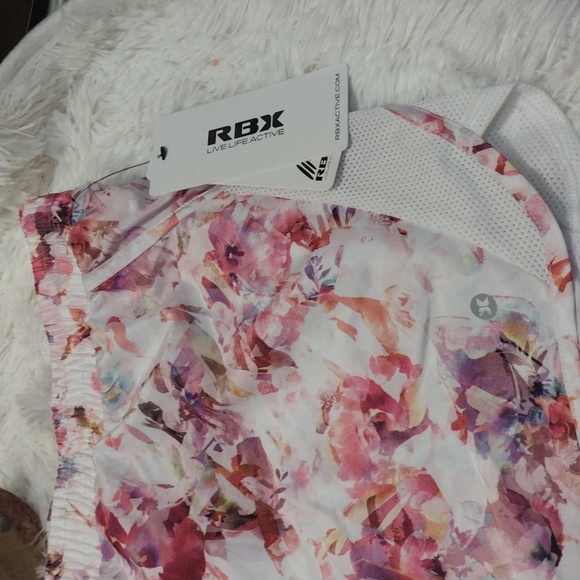 RBX Floral Active Shorts Women's Size XL ๐ - Picture 2 of 7
